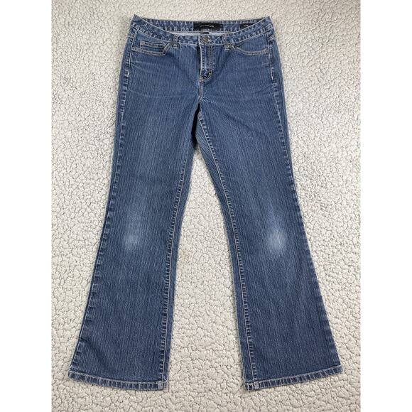 Calvin Klein Jeans Womens 12 Flare VIntage Blue Denim Hippie - Picture 2 of 11